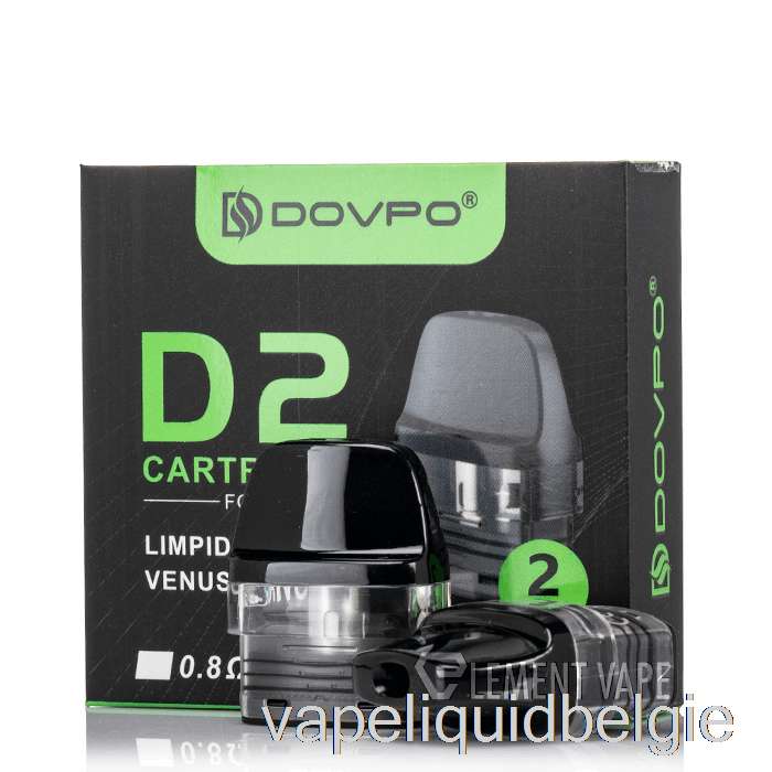 Vape België Dovpo D2 Heldere Vervangende Pods 0.8ohm D2 Pods